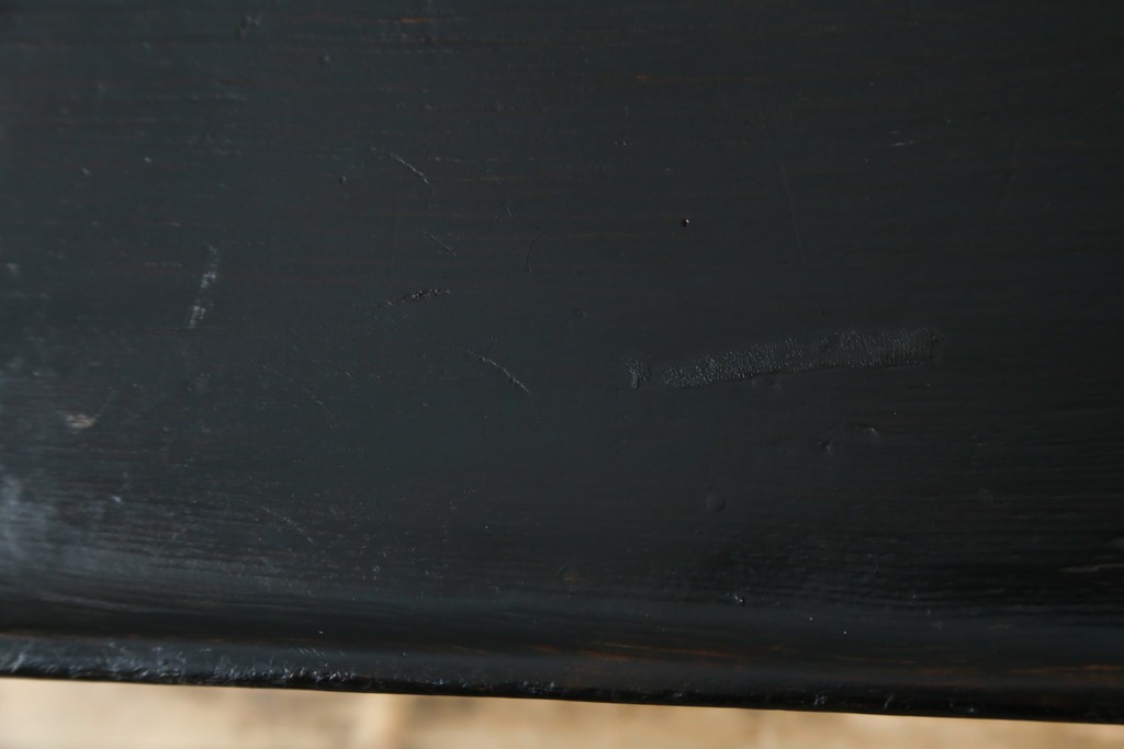 アジアンアンティーク　李朝小盤　入隅の意匠が味わい深い海州盤　(R-086259)