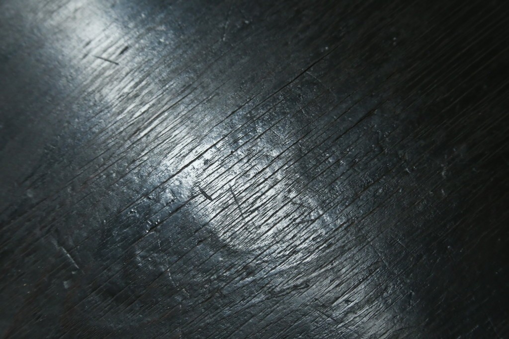 アジアンアンティーク　李朝小盤　入隅の意匠が味わい深い海州盤　(R-086259)