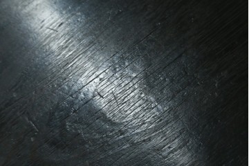 アジアンアンティーク　李朝小盤　入隅の意匠が味わい深い海州盤　(R-086259)