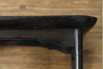 アジアンアンティーク　李朝小盤　入隅の意匠が味わい深い海州盤　(R-086259)