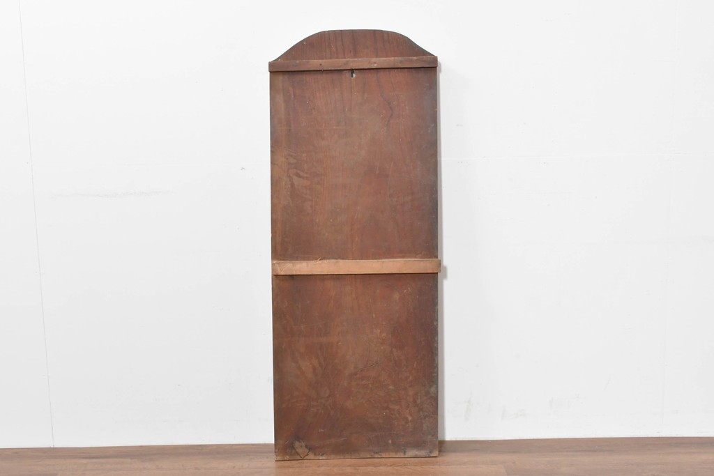 アジアンアンティーク　戦前　台湾・中国・朝鮮　「家傳　軍中敬」と書かれた欅(ケヤキ)材の扁額　(R-086262)