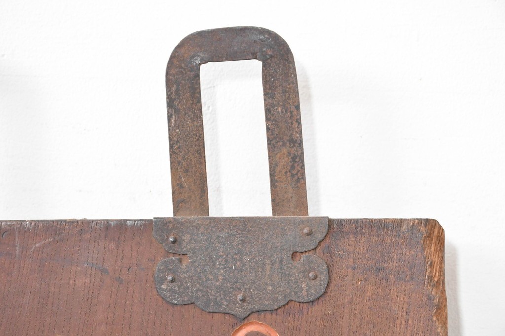 和製アンティーク　当時物　キリンビール　戦前の明治屋横浜本店の木製看板　(R-086264)