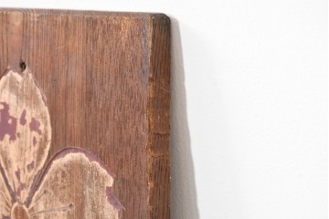 和製アンティーク　当時物　サクラビール　戦前の酒屋の木製看板　(R-086265)