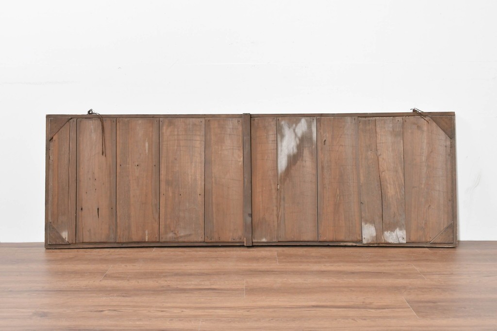 和製アンティーク　当時物　「ゾーシン粉末石鹸」　戦前の商店の木製看板　(R-086270)