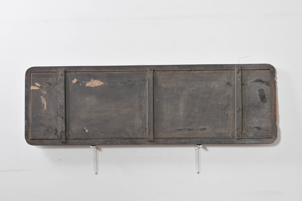 和製アンティーク　当時物　和漢薬「六物解毒丸」　戦前の薬屋の木製看板　(R-086276)