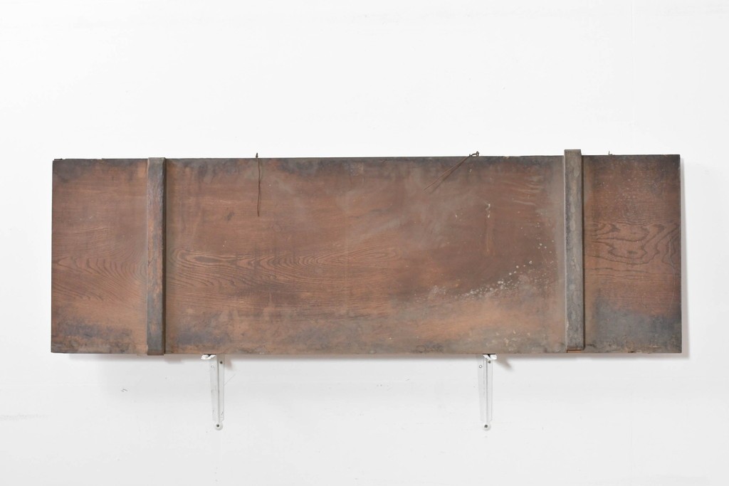 和製アンティーク　当時物　肥塚酒造「都菊」　戦前の酒屋の木製看板　(R-086277)