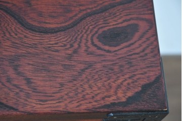 中古　岩谷堂箪笥　漆塗り　波打つ木目が美しい三尺整理箪笥　(R-086279)