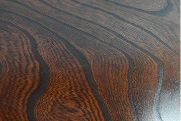 中古　岩谷堂箪笥　漆塗り　波打つ木目が美しい三尺整理箪笥　(R-086279)