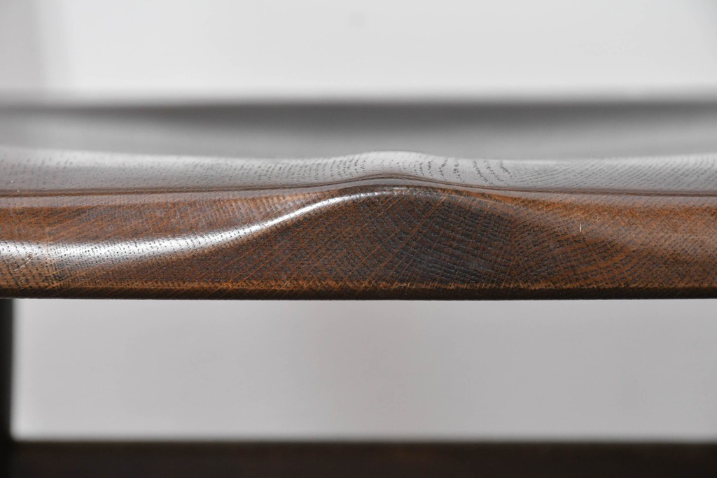 中古　美品　柏木工(KASHIWA)　WILDERNESS(ウィルダネス)　レトロカントリーな素朴さが魅力のダイニングチェア2脚セット　(R-086281)