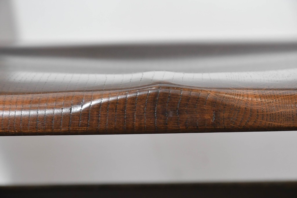 中古　美品　柏木工(KASHIWA)　WILDERNESS(ウィルダネス)　レトロカントリーな素朴さが魅力のダイニングチェア2脚セット　(R-086281)