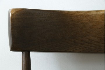 中古　美品　柏木工(KASHIWA)　WILDERNESS(ウィルダネス)　レトロカントリーな素朴さが魅力のダイニングチェア2脚セット　(R-086281)