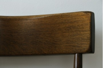 中古　美品　柏木工(KASHIWA)　WILDERNESS(ウィルダネス)　レトロカントリーな素朴さが魅力のダイニングチェア2脚セット　(R-086281)