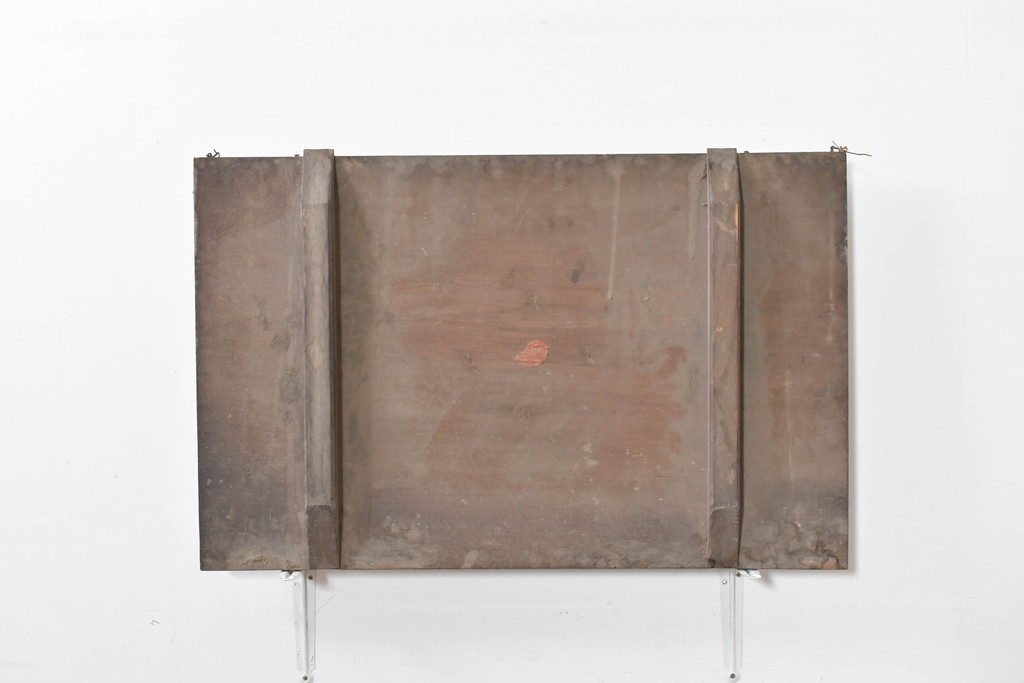 和製アンティーク　当時物　清酒「菊泉」　戦前の酒屋の木製看板　(R-086282)