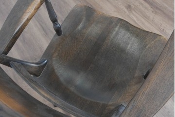 中古　美品　柏木工(KASHIWA)　WILDERNESS(ウィルダネス)　レトロカントリーな素朴さが魅力のアームチェア　(R-086283)