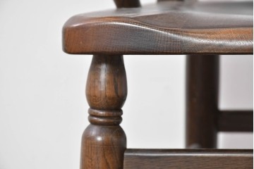 中古　美品　柏木工(KASHIWA)　WILDERNESS(ウィルダネス)　レトロカントリーな素朴さが魅力のアームチェア　(R-086283)