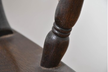 中古　美品　柏木工(KASHIWA)　WILDERNESS(ウィルダネス)　レトロカントリーな素朴さが魅力のアームチェア　(R-086283)