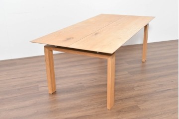 中古　美品　CONDE HOUSE(カンディハウス)　CANYON(キャニオン)シリーズ　ナラ材　天然木の表情が引き立つダイニングテーブル　定価約45万円　(R-086284)