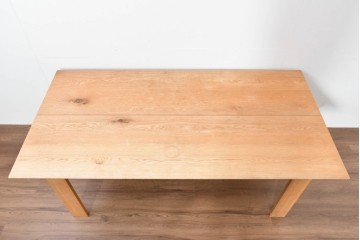 中古　美品　CONDE HOUSE(カンディハウス)　CANYON(キャニオン)シリーズ　ナラ材　天然木の表情が引き立つダイニングテーブル　定価約45万円　(R-086284)