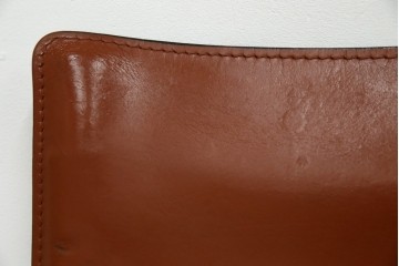 中古　Cassina(カッシーナ)　412 CAB(キャブ)　MARIO BELLINI(マリオ・ベリーニ)　端正なフォルムが魅力のアームレスチェア　現行定価約30万円相当　(R-086286)