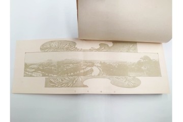 明治38年刊行　朝鮮・韓国　「京釜鉄道案内」　パノラマ写真付き　京城～釜山間の鉄道資料　(R-086291)　