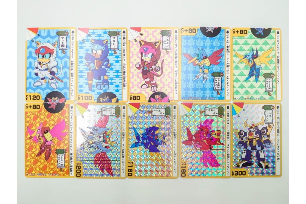 バンダイ　カードダス20　「キャッ党忍伝てやんでえ」　キラカード含む全40種フルコンプ318枚セット　外箱付き　(R-086293)