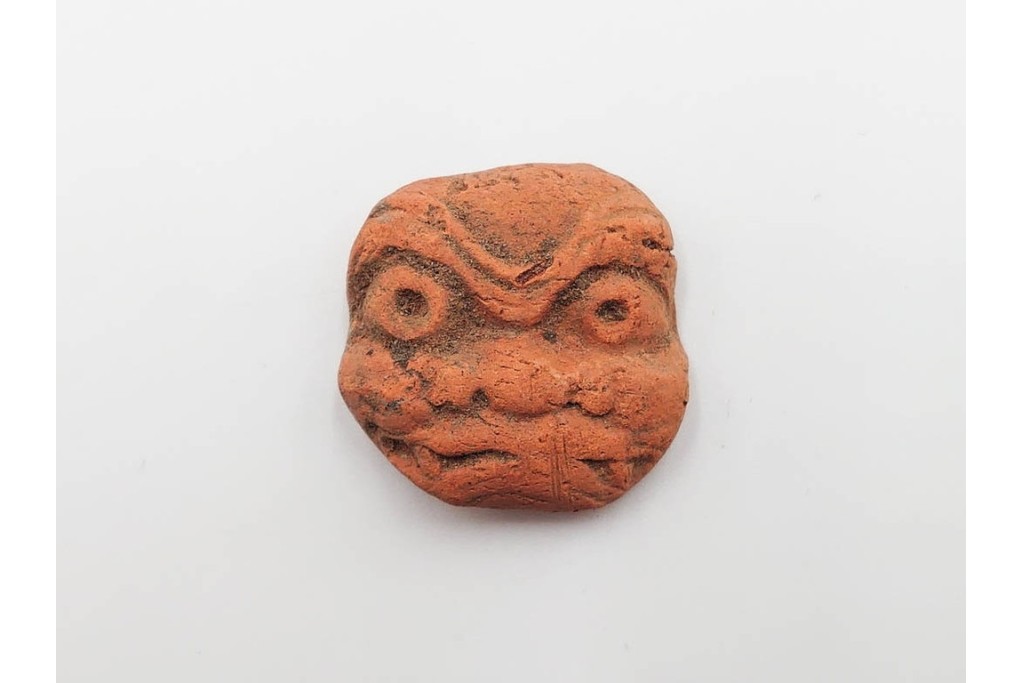 時代物　表情豊かな七福神などの泥面子40点セット　(R-086296)