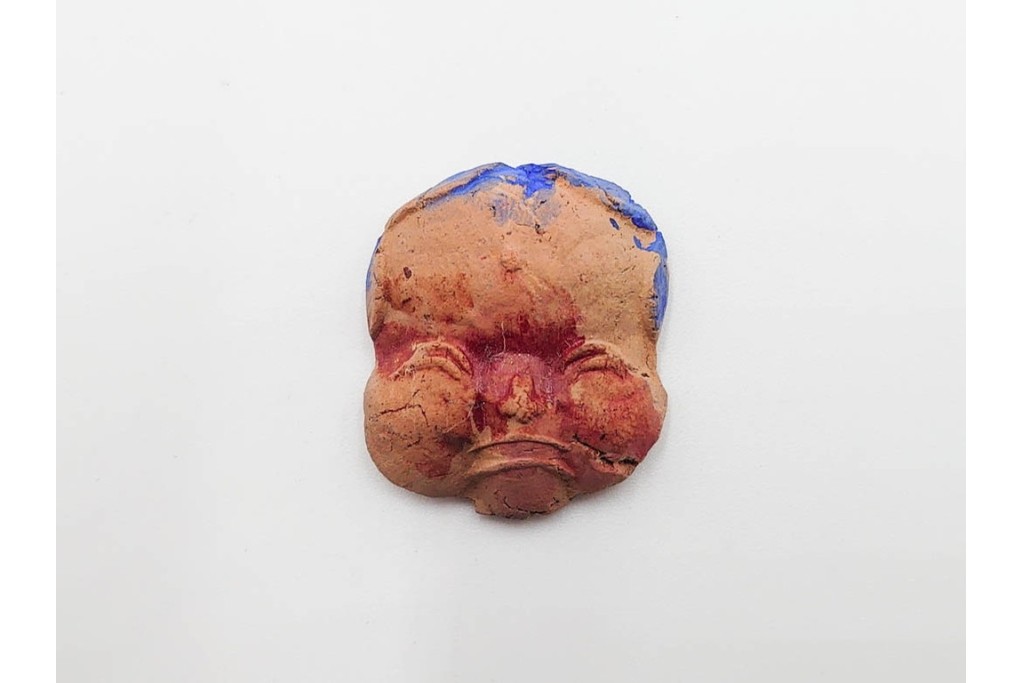 時代物　表情豊かな七福神などの泥面子40点セット　(R-086296)