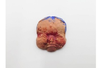 時代物　表情豊かな七福神などの泥面子40点セット　(R-086296)