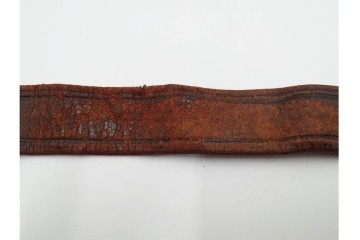 旧日本軍　中国・台湾総督府関連　円形意匠のベルト&バックル　(R-086307)