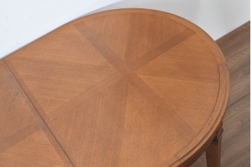 中古　maruni(マルニ木工)　地中海ロイヤルシリーズ(ROYAL)　端正な脚部と柔らかな輪郭が調和するエクステンションテーブル　定価約33万円　(R-086311)