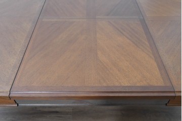 中古　maruni(マルニ木工)　地中海ロイヤルシリーズ(ROYAL)　端正な脚部と柔らかな輪郭が調和するエクステンションテーブル　定価約33万円　(R-086311)