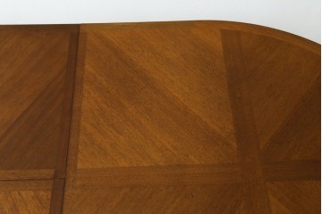 中古　maruni(マルニ木工)　地中海シリーズ　天板の木目が美しいエクステンションテーブル　定価約33万円　(R-086311)