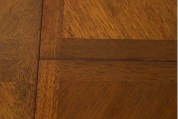 中古　maruni(マルニ木工)　地中海シリーズ　天板の木目が美しいエクステンションテーブル　定価約33万円　(R-086311)