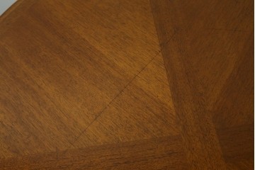 中古　maruni(マルニ木工)　地中海シリーズ　天板の木目が美しいエクステンションテーブル　定価約33万円　(R-086311)