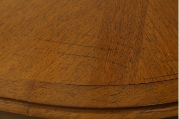 中古　maruni(マルニ木工)　地中海シリーズ　天板の木目が美しいエクステンションテーブル　定価約33万円　(R-086311)