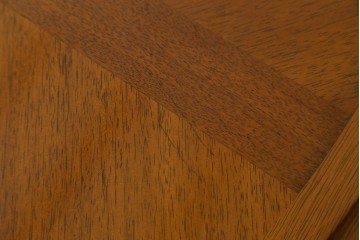 中古　maruni(マルニ木工)　地中海シリーズ　天板の木目が美しいエクステンションテーブル　定価約33万円　(R-086311)