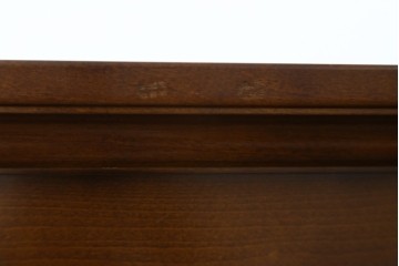 中古　美品　カリモク家具(karimoku)　コロニアルシリーズ　クラシカルな意匠の本棚　定価約18万円　(R-086315)