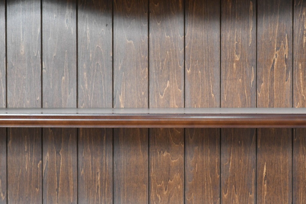 中古　美品　カリモク家具(karimoku)　コロニアルシリーズ　クラシカルな意匠の本棚　定価約18万円　(R-086136)