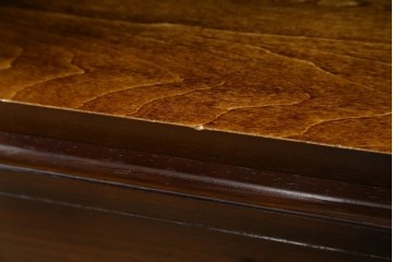 中古　美品　カリモク家具(karimoku)　コロニアルシリーズ　クラシカルな意匠の本棚　定価約18万円　(R-086316)