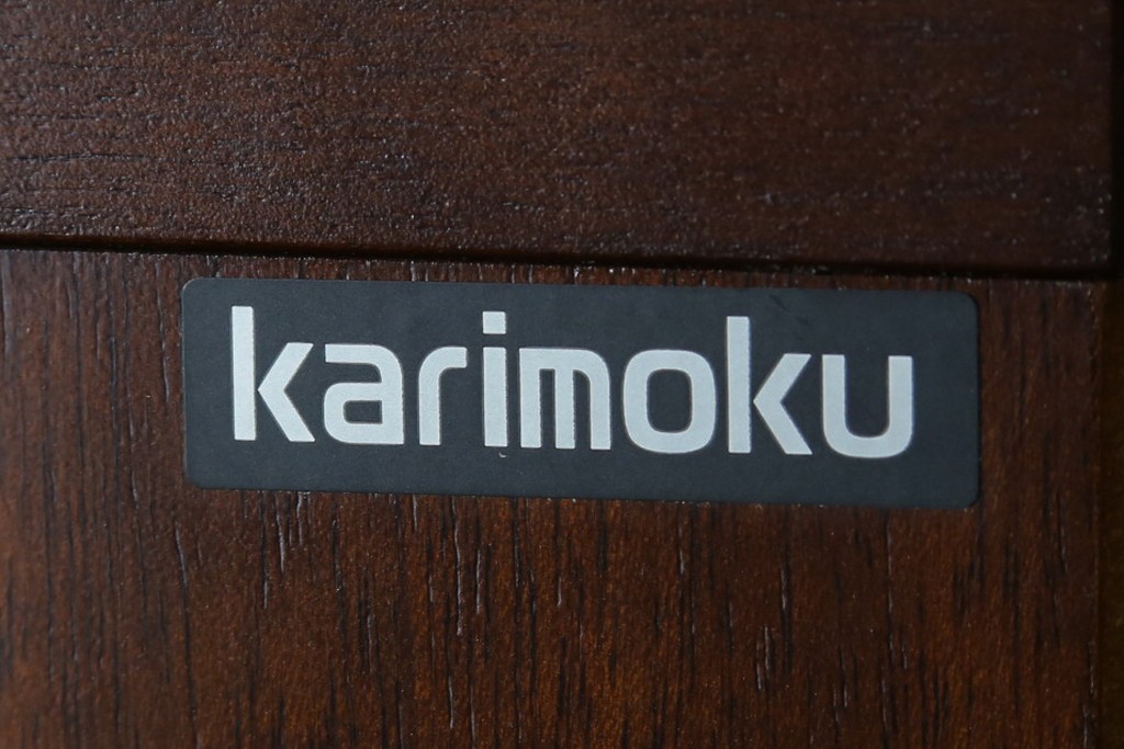中古　美品　カリモク家具(karimoku)　コロニアルシリーズ　クラシカルな意匠の本棚　定価約18万円　(R-086316)