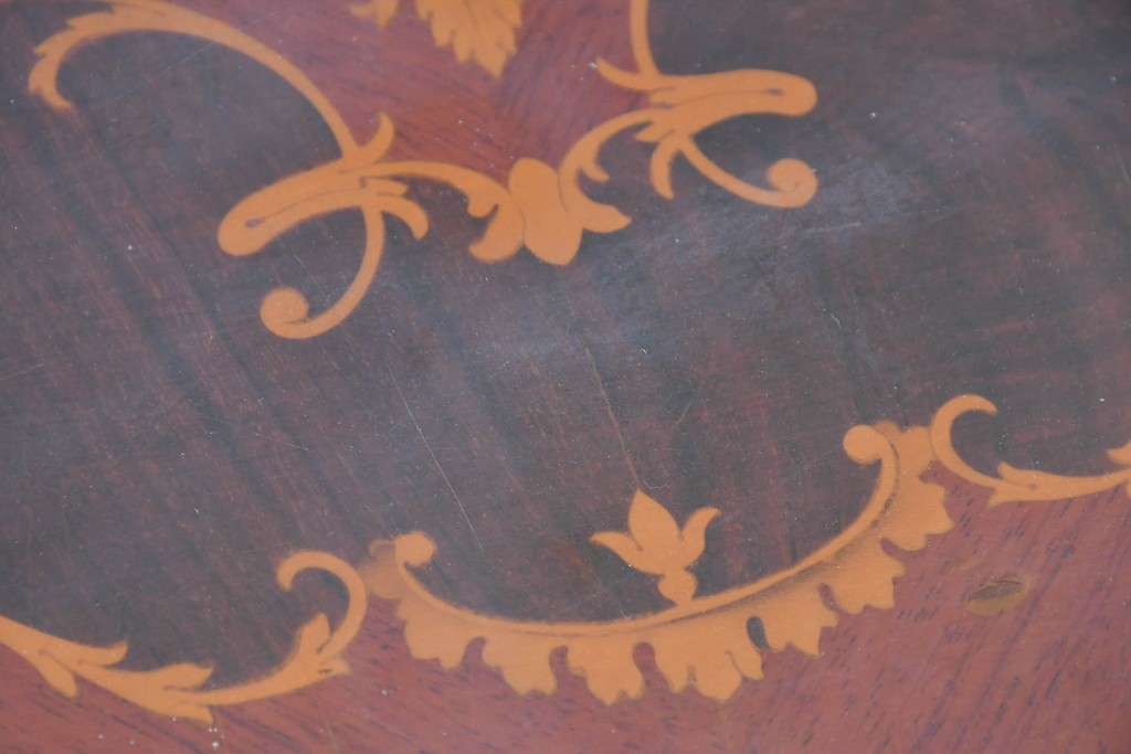 中古　六本木アピス(APIS)取り扱い　イタリア最高級家具　MARCONI ARTE(マルコーニ アルテ)　象嵌装飾が芸術品のような存在感を放つチェスト　定価約46万円　(R-086317)