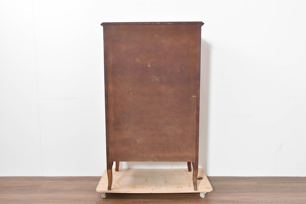 中古　六本木アピス(APIS)取り扱い　イタリア最高級家具　MARCONI ARTE(マルコーニ アルテ)　象嵌装飾が芸術品のような存在感を放つチェスト　定価約46万円　(R-086317)