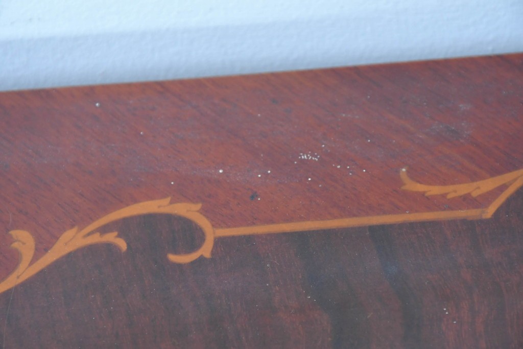 中古　六本木アピス(APIS)取り扱い　イタリア最高級家具　MARCONI ARTE(マルコーニ アルテ)　象嵌装飾が芸術品のような存在感を放つチェスト　定価約46万円　(R-086317)