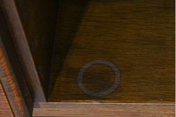 中古　美品　三越家具(現カントリーハウス)　Brugge(ブルージュ)　木目が美しいライティングビューロー　定価約37万円　(R-086318)