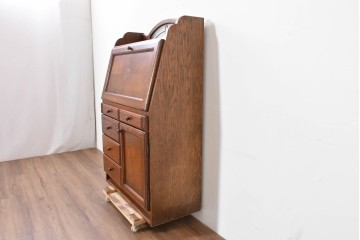 中古　美品　三越家具(現カントリーハウス)　Brugge(ブルージュ)　木目が美しいライティングビューロー　定価約37万円　(R-086318)