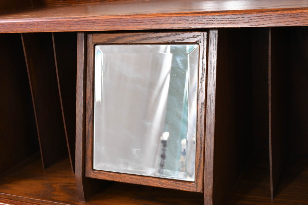 中古　美品　三越家具(現カントリーハウス)　Brugge(ブルージュ)　木目が美しいライティングビューロー　定価約37万円　(R-086318)