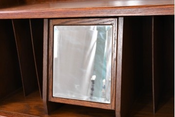 中古　美品　三越家具(現カントリーハウス)　Brugge(ブルージュ)　木目が美しいライティングビューロー　定価約37万円　(R-086318)