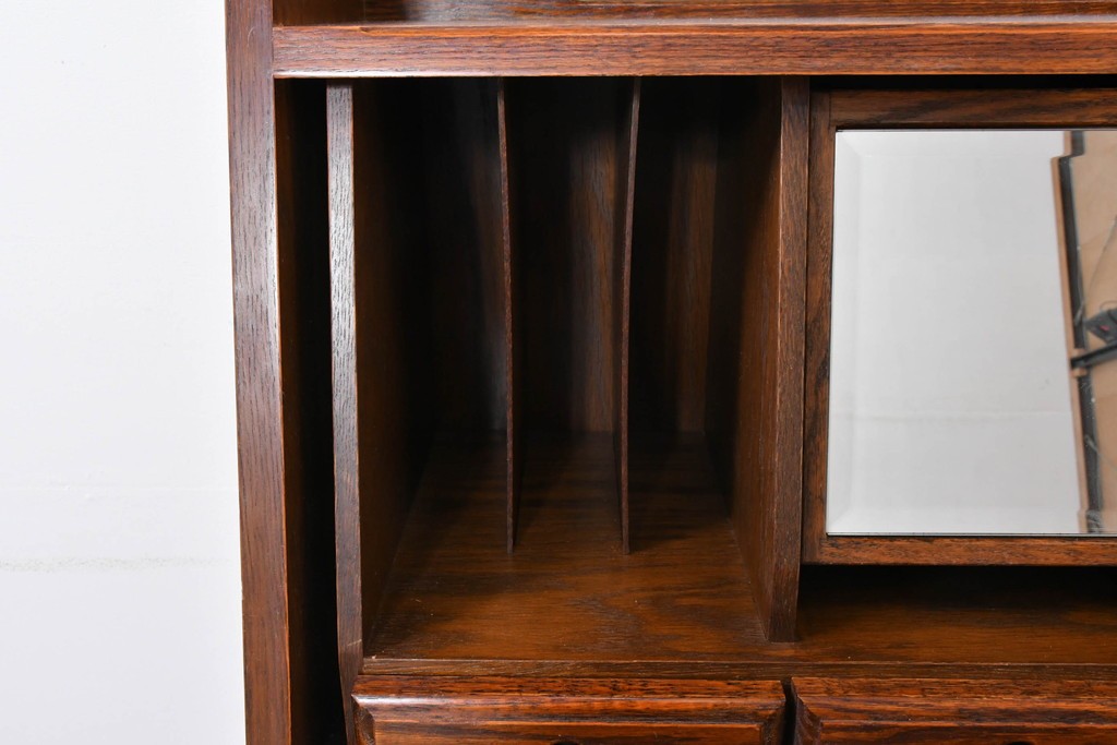 中古　美品　三越家具(現カントリーハウス)　Brugge(ブルージュ)　木目が美しいライティングビューロー　定価約37万円　(R-086318)