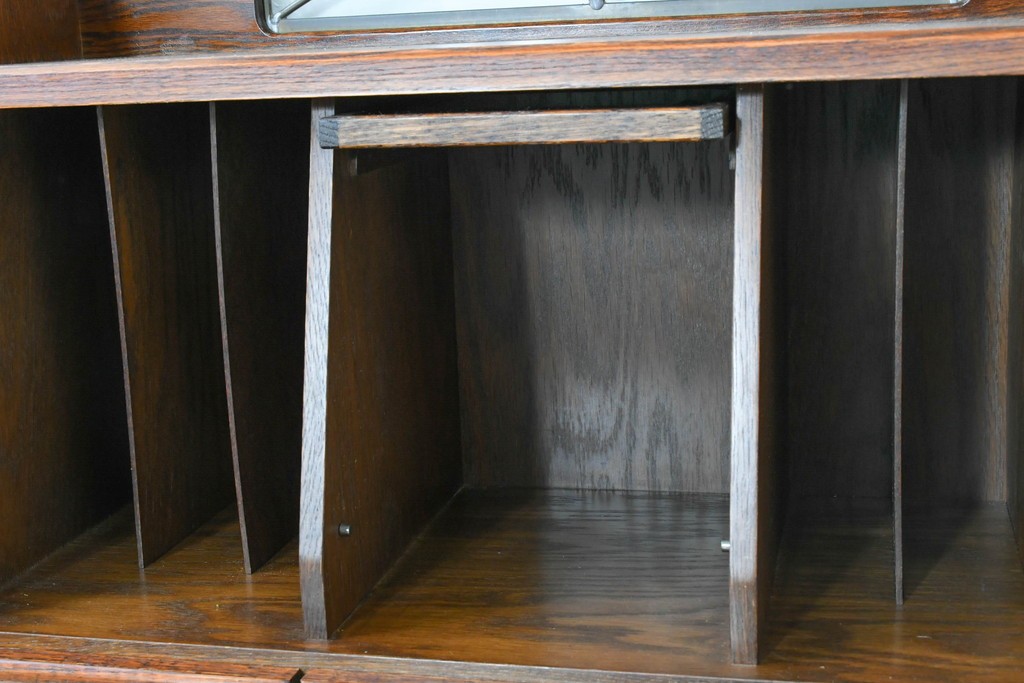 中古　美品　三越家具(現カントリーハウス)　Brugge(ブルージュ)　木目が美しいライティングビューロー　定価約37万円　(R-086318)