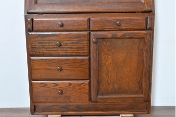 中古　美品　三越家具(現カントリーハウス)　Brugge(ブルージュ)　木目が美しいライティングビューロー　定価約37万円　(R-086318)